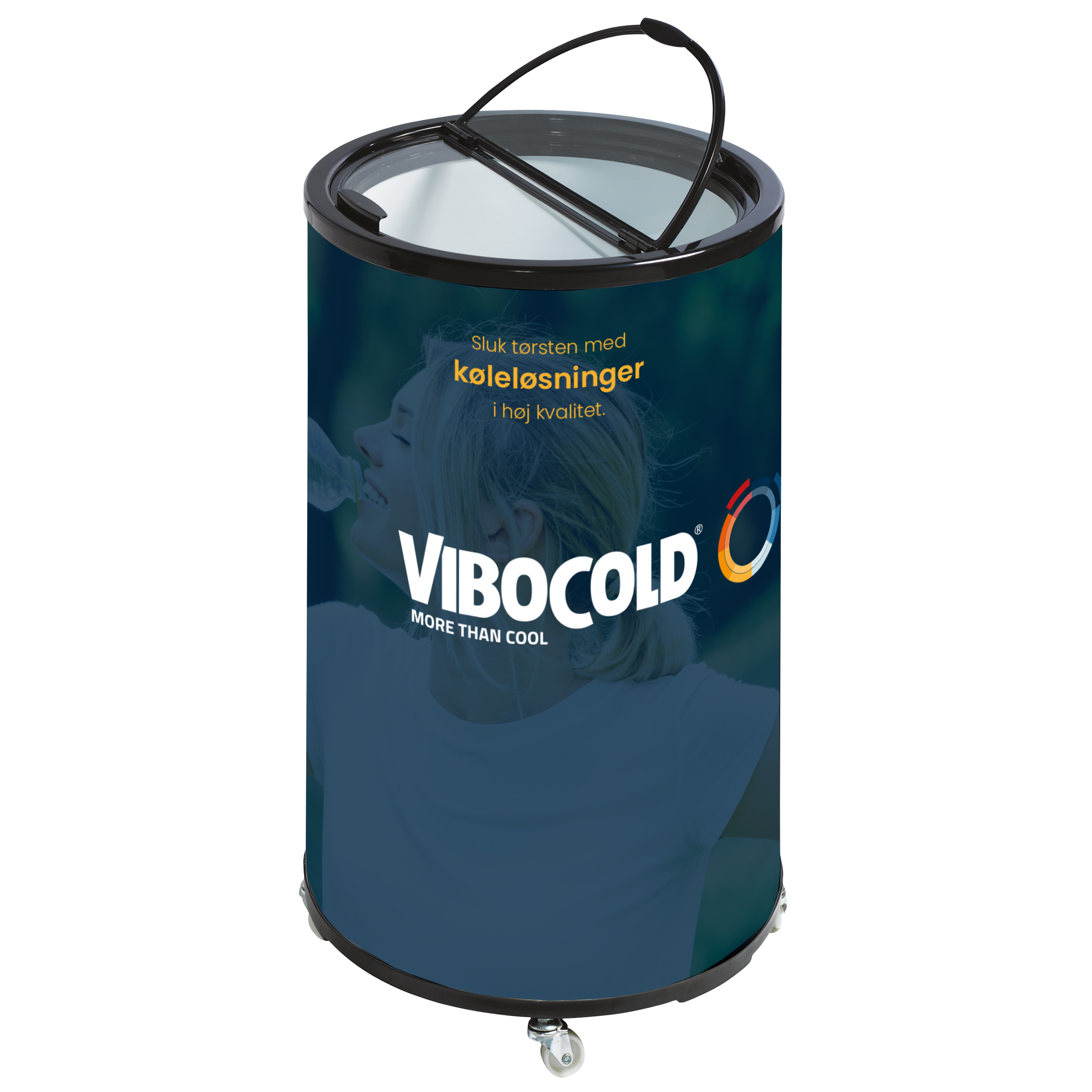 Elegant barrel-shaped impulse cooler